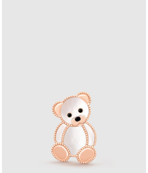 ​18K 하이엔드 미러급 반클리프 럭키 애니멀 테디 베어 클립 9RZ00