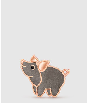 ​18K 하이엔드 미러급 반클리프 럭키 애니멀 피그 클립 7UO00