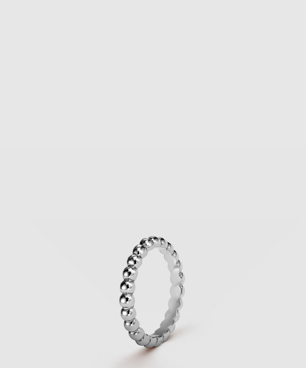 ​18K 하이엔드 미러급 반클리프 뻬를리 골드 비즈 링 스몰 모델 JME00