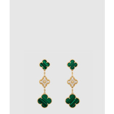 ​18K 하이엔드 미러급 반클리프 매직 알함브라 이어링 3모티브 9II00