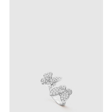 ​18K 하이엔드 미러급 반클리프 투 버터플라이 비트윈 더 핑거 링 61900