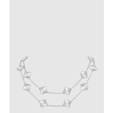 ​18K 하이엔드 미러급 반클리프 빈티지 알함브라 롱 네크리스 20모티브 9XH00