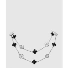 ​18K 하이엔드 미러급 반클리프 빈티지 알함브라 롱 네크리스 20모티브 2R800