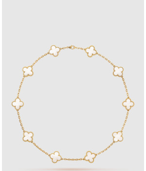 ​18K 하이엔드 미러급 반클리프 빈티지 알함브라 네크리스 10모티브 42800