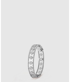 ​18K 하이엔드 미러급 반클리프 뻬를리 클로버 브레이슬릿 스몰 3O300