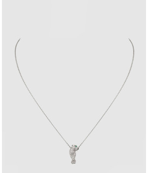 ​18K 하이엔드 미러급 까르띠에 팬더 드 파베 다이아 목걸이 B7224600