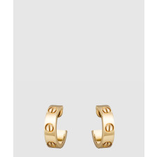 ​18K 하이엔드 미러급 까르띠에 러브 후프 이어링 클래식 B8022500