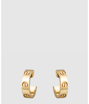 ​18K 하이엔드 미러급 까르띠에 러브 후프 이어링 클래식 B8022500