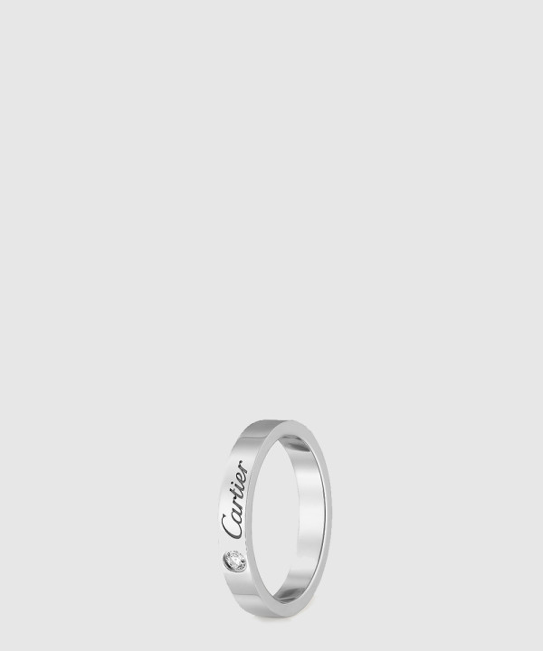 ​18K 하이엔드 미러급 까르띠에 C 드 까르띠에 웨딩 밴드 B4051300