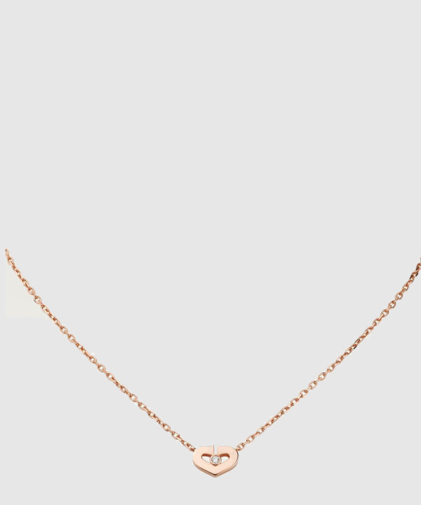 ​18K 하이엔드 미러급 까르띠에 하트 네크리스 B3040400