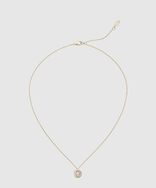 ​18K 하이엔드 미러급 까르띠에 트리니티 브릴리언트컷 네크리스 B7224812