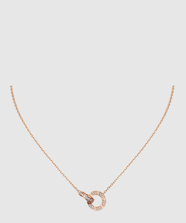 ​18K 하이엔드 미러급 까르띠에 러브 펜던트 파베 세팅 B7224528