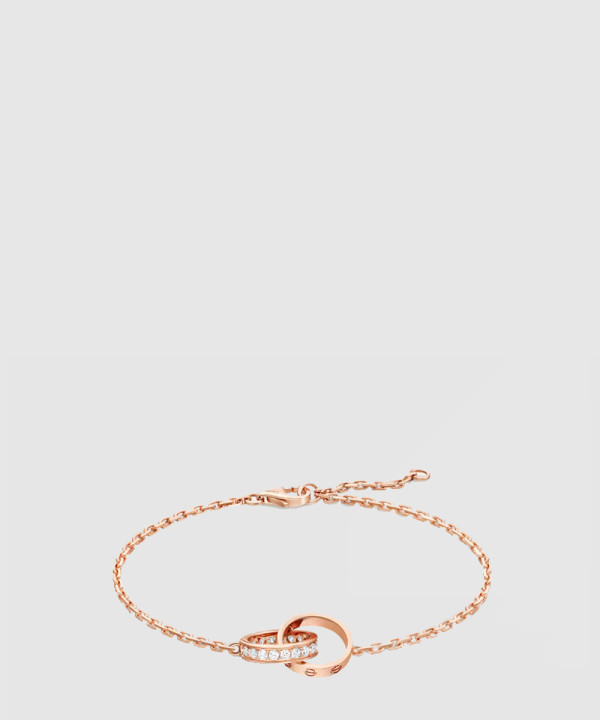 ​18K 하이엔드 미러급 까르띠에 러브 브레이슬릿 더블 B6084200