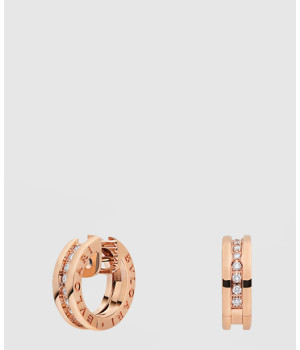 ​18K 하이엔드 미러급 불가리 비제로원 스몰 후프 이어링 348036