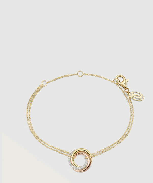 ​18K 하이엔드 미러급 까르띠에 트리니티 브레이슬릿 체인형 B6069815