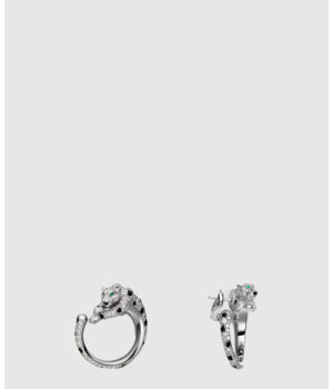 ​18K 하이엔드 미러급 까르띠에 팬더 드 까르띠에 후프 이어링 H8000330