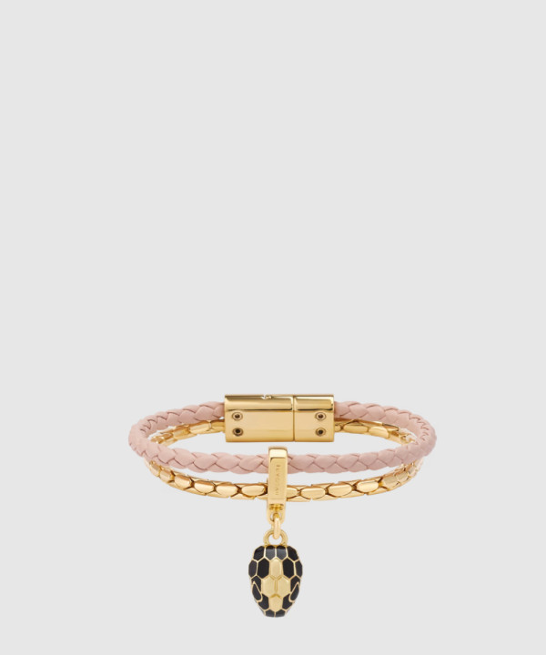 ​18K 하이엔드 미러급 불가리 세르펜티 포에버 레더 브레이슬릿 294702