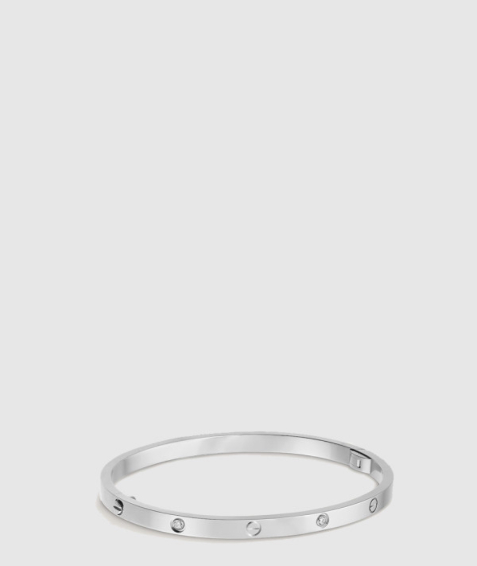 ​18K 하이엔드 미러급 까르띠에 러브 브레이슬릿 스몰 다이아 6개 B6079517