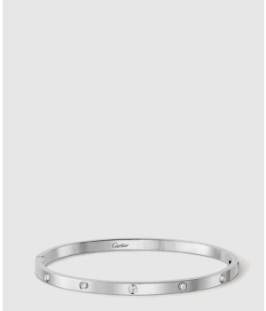​18K 하이엔드 미러급 까르띠에 러브 브레이슬릿 스몰 다이아 10개 B6079817