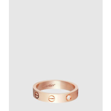 ​18K 하이엔드 미러급 까르띠에 러브 링 스몰 다이아 1개 B4050700