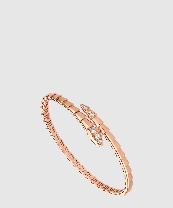 ​18K 하이엔드 미러급 불가리 세르펜티 바이퍼 브레이슬릿 로즈골드 360704