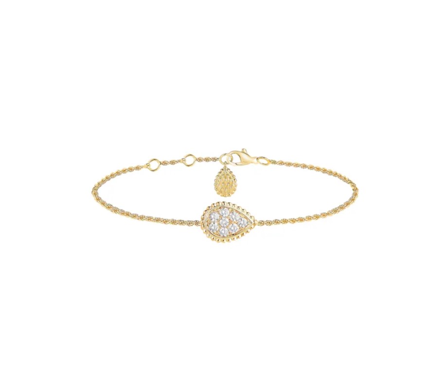 18K 하이엔드 미러급 부쉐론 쎄뻥 보헴 브레이슬릿 S 모티브 00365M