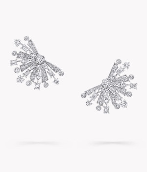 18K 하이엔드 미러급 그라프 뉴 던 멀티 쉐이프 스터드 이어링 RGE1513