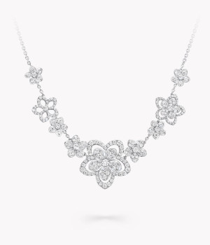 18K 하이엔드 미러급 그라프 와일드 플라워 멀티 네크리스 RGN755