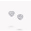 18K 하이엔드 미러급 그라프 아이콘 하트 쉐이프 스터드 이어링 RGE1349