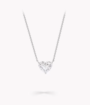 18K 하이엔드 미러급 그라프 아이콘 하트 쉐이프 목걸이