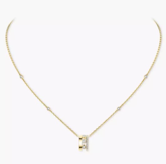 18K 하이엔드 미러급 메시카 무브 로만 다이아몬드 펜던트 네크리스 7158