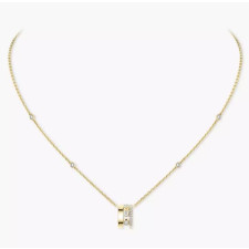 18K 하이엔드 미러급 메시카 무브 로만 다이아몬드 펜던트 네크리스 7158