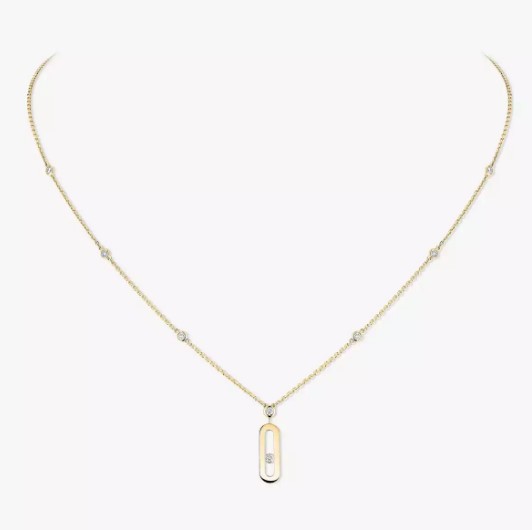 18K 하이엔드 미러급 메시카 무브 클래식 롱 네크리스 10111