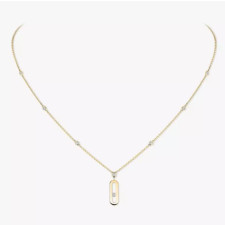 18K 하이엔드 미러급 메시카 무브 클래식 롱 네크리스 10111