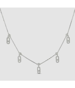 18K 하이엔드 미러급 메시카 무브 우노 드롭 펜던트 목걸이