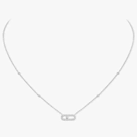 18K 하이엔드 미러급 메시카 무브 우노 다이아몬드 네크리스 4708