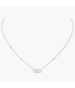 18K 하이엔드 미러급 메시카 무브 우노 다이아몬드 네크리스 4708