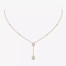 18K 하이엔드 미러급 메시카 마이 트윈 타이 네크리스 6693