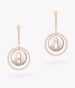 18K 하이엔드 미러급 메시카 럭키 무브 마더오브펄 SM 이어링 12764