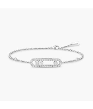 18K 하이엔드 미러급 메시카 베이비 무브 파베 브레이슬릿 04325