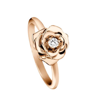 18K 하이엔드 미러급 피아제 로즈 링 반지 G34UR400