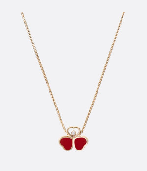 18K 하이엔드 미러급 쇼파드 해피 하트 윙스 네크리스 81A083