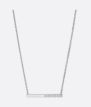 18K 하이엔드 미러급 쇼파드 아이스 큐브 네크리스 817702