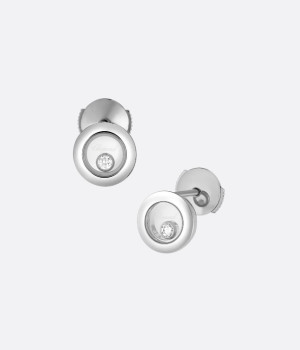 18K 하이엔드 미러급 쇼파드 해피 아이코닉 이어링 83A017