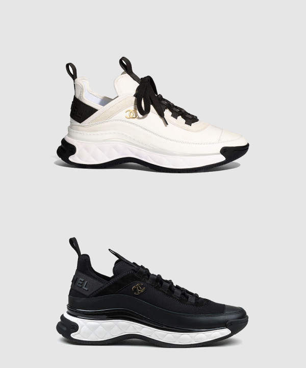 샤넬 믹드스파이버 스니커즈 G35617