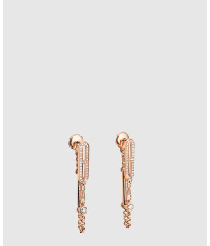 18K 하이엔드 미러급 에르메스 Chaine d'Ancre Chaos 이어링