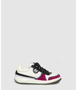 샤넬 CC로고 패브릭 스웨이드 스니커즈 G38803