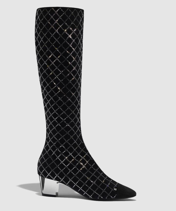 샤넬 스트라스 앵클부츠 G34452