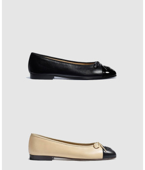 샤넬 발레리나 플랫 슈즈 G02819
