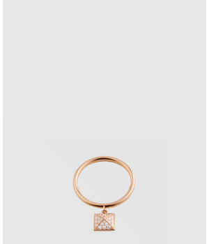 18K 하이엔드 미러급 에르메스 클루 드 H(Hermès Clou d'H) 링